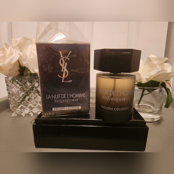 La Nuit De L'Homme Frozen Eau De Cologne by YSL / Yves Saint Laurent 100ml/3.3oz - Picture 13 of 16